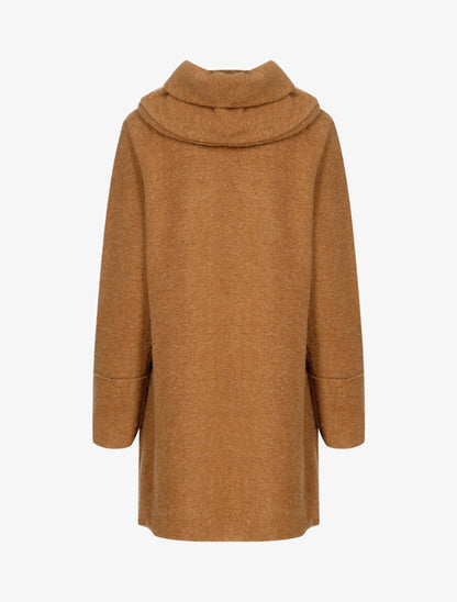 Manteau feutré à capuche - Beige - 2