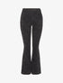 Pantalon flare en velours côtelé - Noir - 1