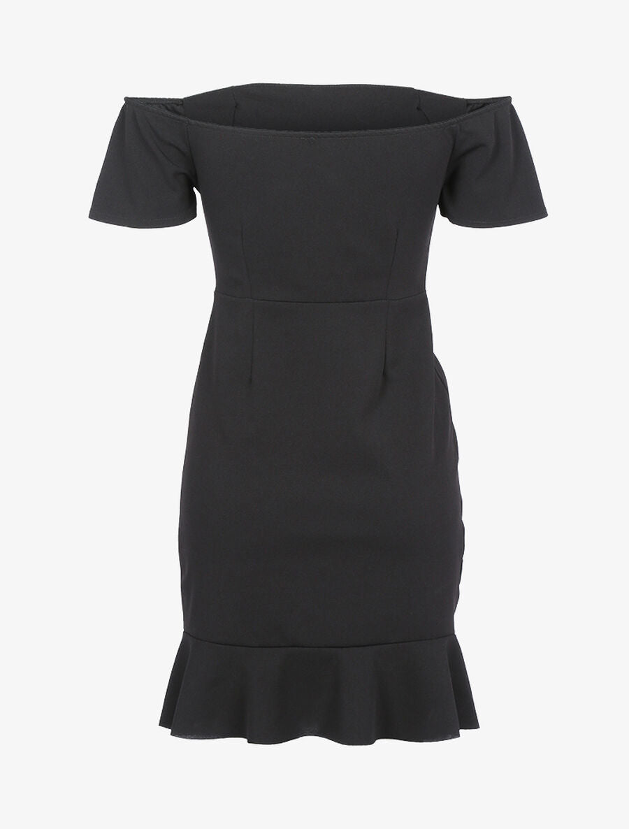 Robe à cordons de serrage - Noir - 2
