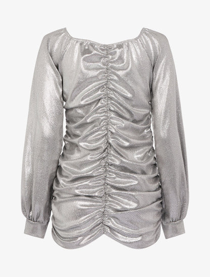 Tunique moulante irisée - Argent - 2