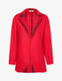 Manteau fin à intérieur imprimé - Rouge - 1