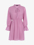 Robe patineuse fluide - Rose - 1